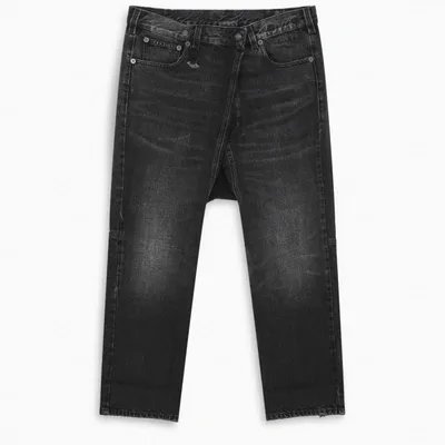 R13 Black Low Rise Jeans