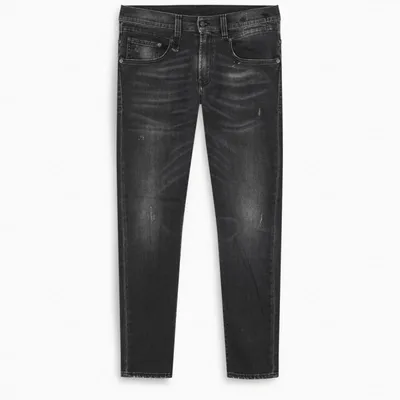 R13 Black Slim Jeans