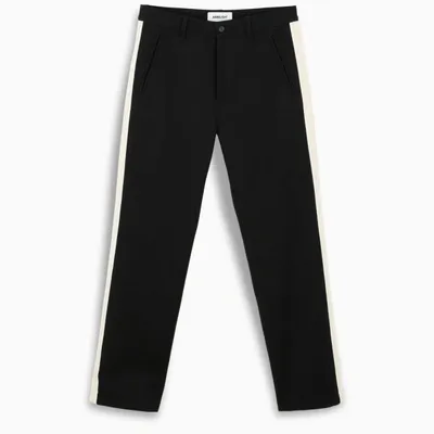 Ambush White Band Trousers In Black