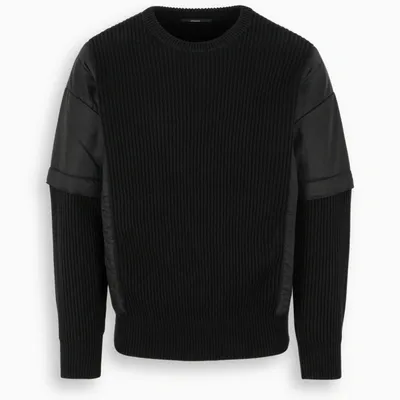 Stampd Black Sectional Sweater