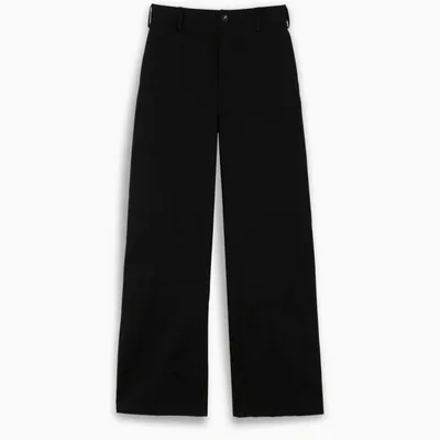 Bottega Veneta Black Palazzo Trousers