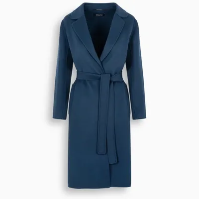 Max Mara Bluette Pauline Coat In Light Blue