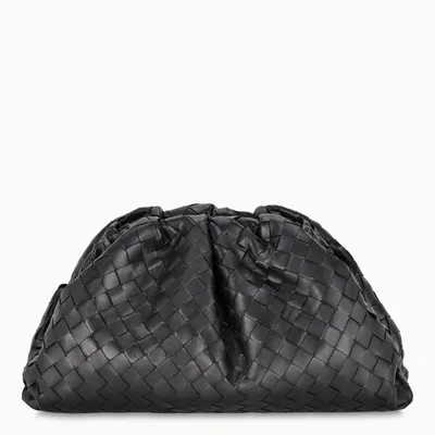 Bottega Veneta Black The Pouch Intreccio Bag