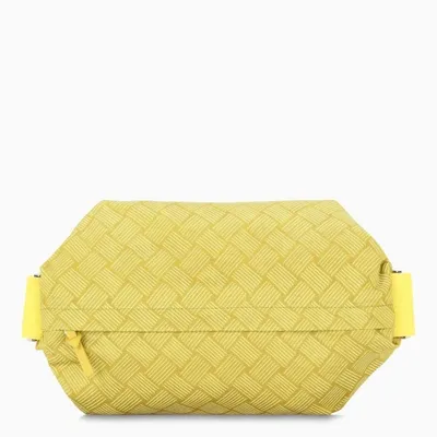 Bottega Veneta Yellow Jacquard Nylon Belt Bag