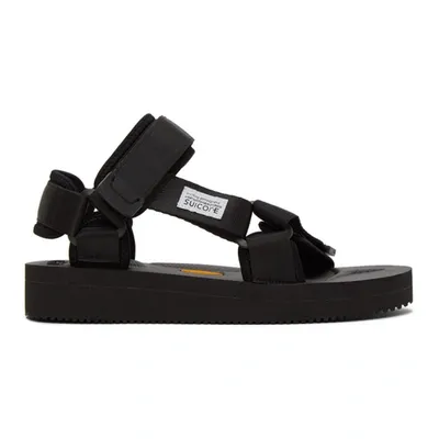 Suicoke Black Depa-ecs Sandals