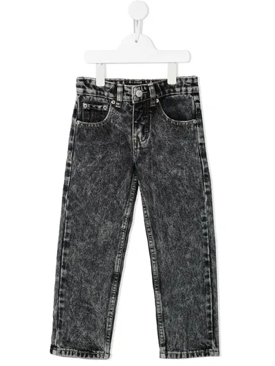 Molo Kids' Distressed-effect Denim Jeans In Blue