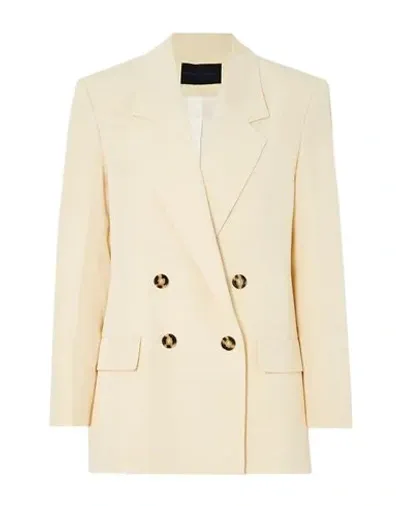 Proenza Schouler Oversized Double Breasted Blazer In Beige