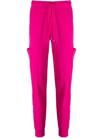 Nike Mid-rise Skinny Track Pants In Pink