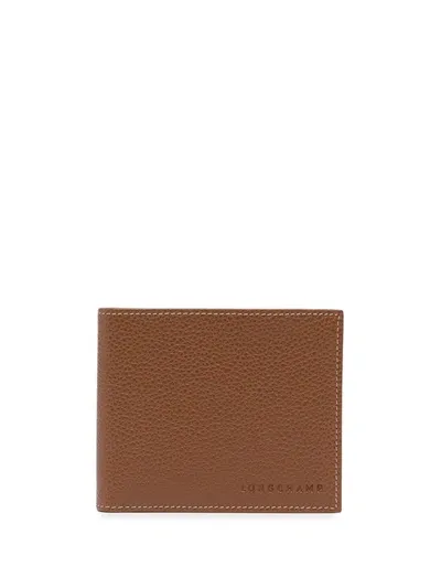 Longchamp Le Foulonné Bifold Wallet In Brown