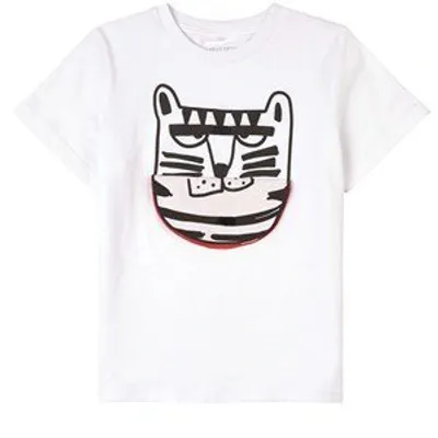 Stella Mccartney Teen Roar-print Flap T-shirt In White