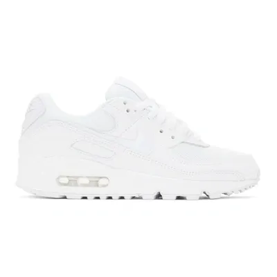 Nike White Air Max 90 Premium Sneakers