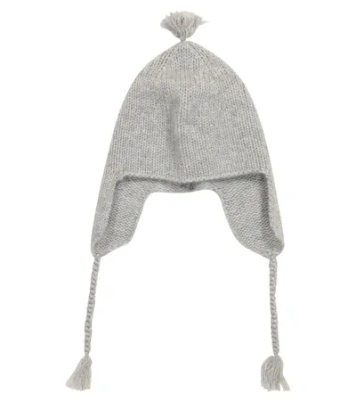 Bonpoint Babies' Grey Cashmere Knit Hat