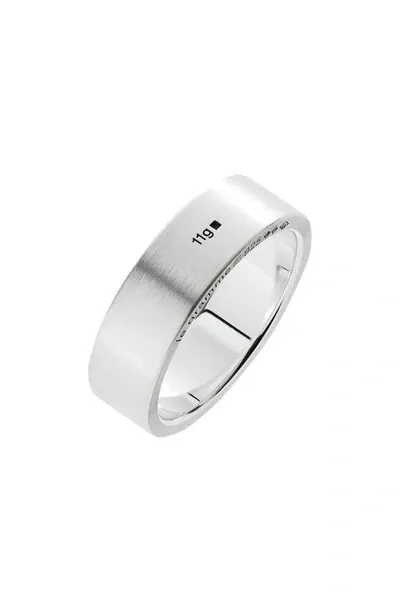 Le Gramme Ribbon 9g Brushed Sterling Silver Band Ring