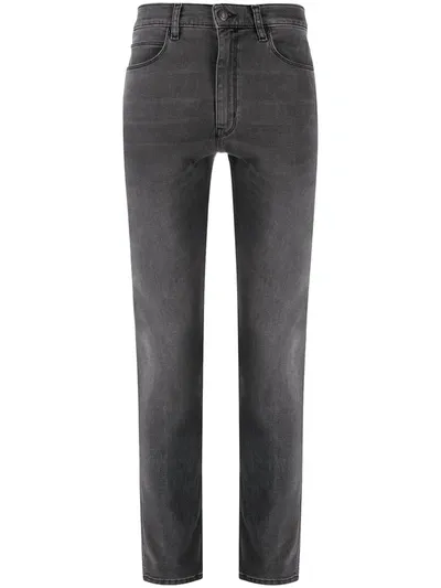 Hugo Straight Leg Jeans In Grey