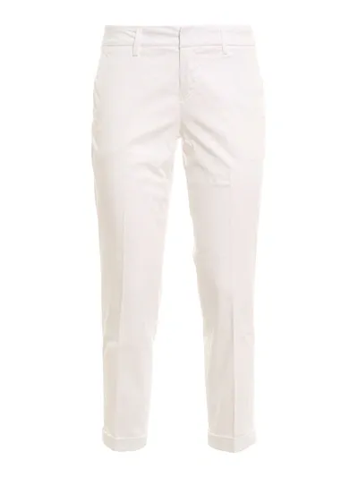 Fay White Chino Trousers