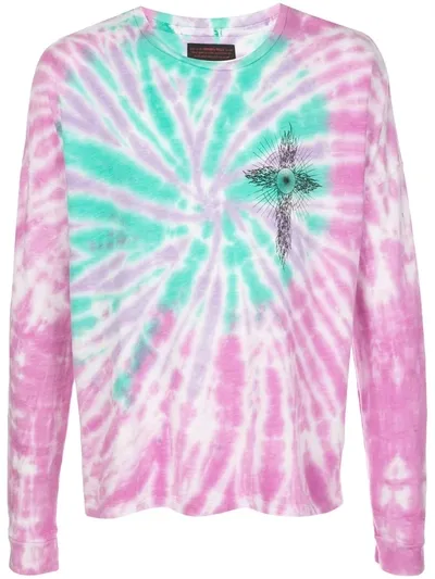 Siberia Hills Tie Dye Print T-shirt In Pink