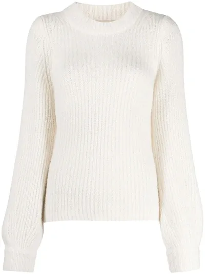 Michael Michael Kors Chunky Knit Jumper In White