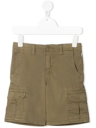 Il Gufo Kids' Multi-pocket Bermuda Shorts In Neutrals