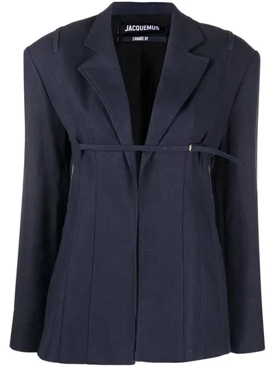 Jacquemus La Veste Sauge Jacket In Blue