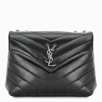 Saint Laurent Black Small Loulou Shoulder Bag