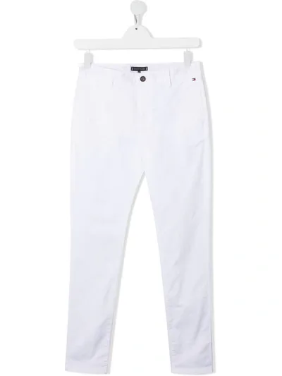 Tommy Hilfiger Junior Teen Slim-fit Jeans In White