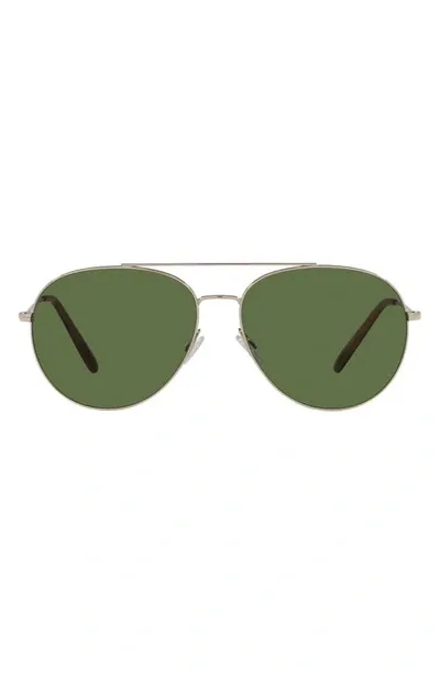 Oliver Peoples Airdale Ov1286s 710 Pilot Sunglasses In Gold