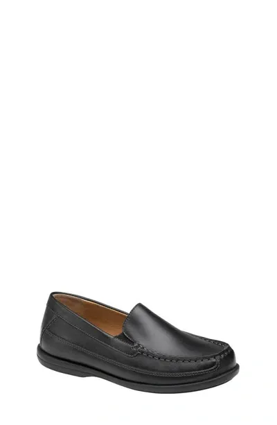 Johnston & Murphy Kids' Locklin Venetian Loafer In Black