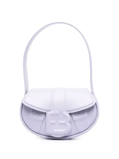 Forbitches Logo-embossed Shoulder Bag In Purple