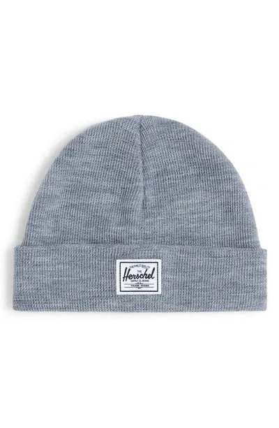 Herschel Supply Co Kids' Beanie In Heather Light Grey