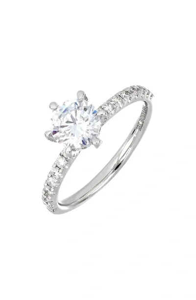 Bony Levy Six-prong Diamond Engagement Ring Setting In White Gold