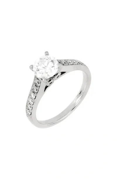 Bony Levy Milgrain Edge Engagement Ring Setting In White Gold