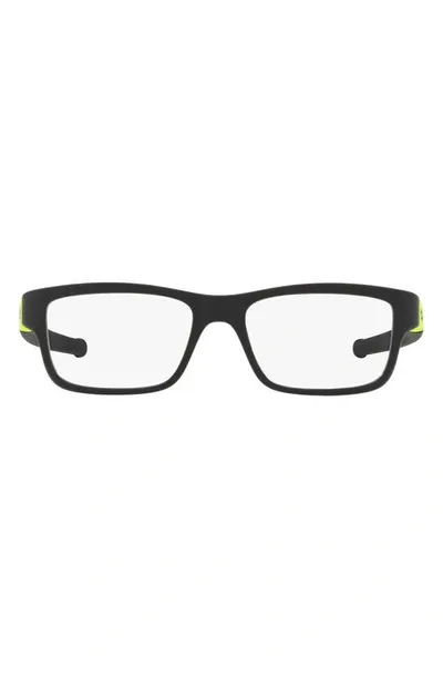 Oakley Kids' Marshal™ Xs 49mm Rectangular Optical Glasses In Black