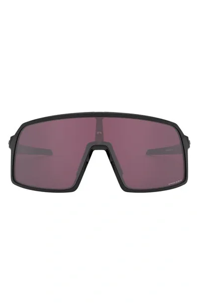 Oakley Prizm™ Sutro S 28mm Shield Sunglasses In Rubber Black