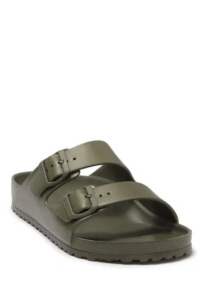 Birkenstock Essentials Arizona Waterproof Slide Sandal In Green