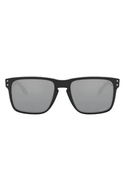 Oakley 59mm Mirrored Square Sunglasses In Black