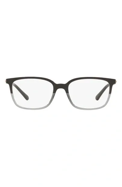 Michael Kors 53mm Square Optical Glasses In Black Gep