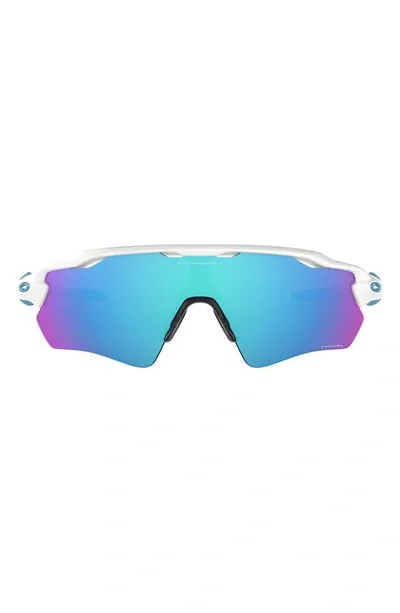 Oakley Radar Ev Path 138mm Shield Wrap Sunglasses In White