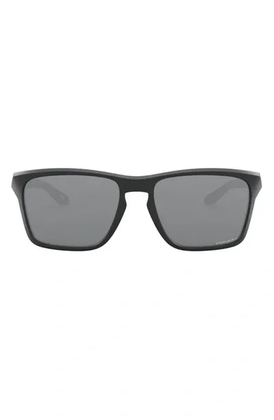 Oakley 58mm Square Sunglasses In Rubber Black