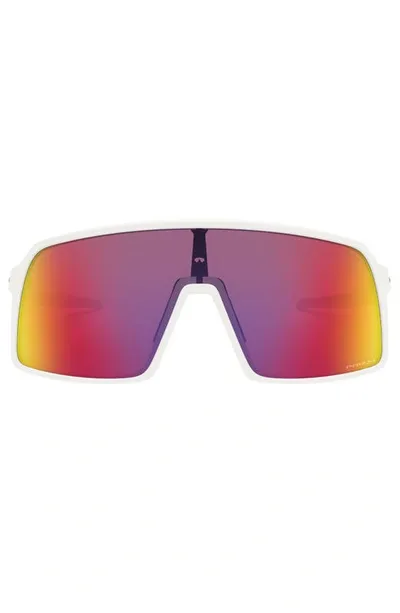 Oakley Sutro 137mm Prizm™ Shield Sunglasses In Matte White