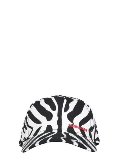 Dsquared2 Baseball Cap In Animalier