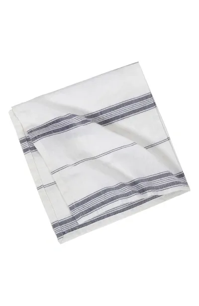 Pom Pom At Home Cambria Set Of 4 Napkins In Navy