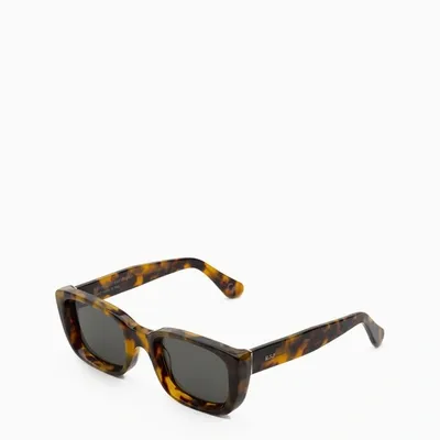 Retrosuperfuture Lira Spotted Havana Sunglasses In Brown