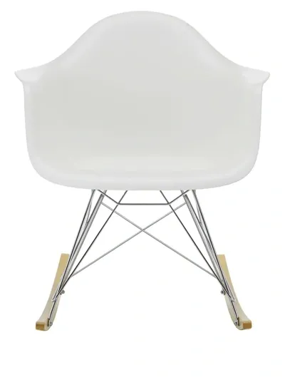 Vitra Eames Rocking Plastic Armchair In Weiss