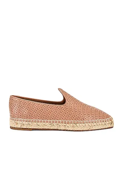 Alaïa Flat Espadrilles In Chair