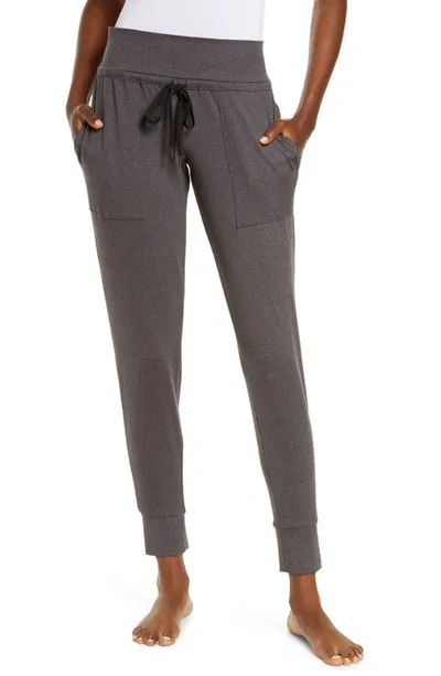 Felina Velvety Soft Joggers In Charcoal Heather