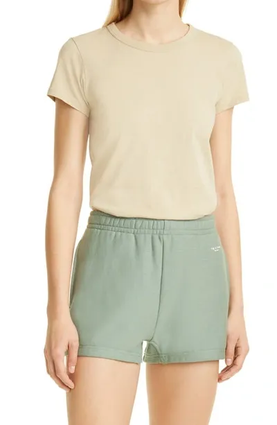 Rag & Bone Slub Organic Pima Cotton-jersey T-shirt In Warm Khaki