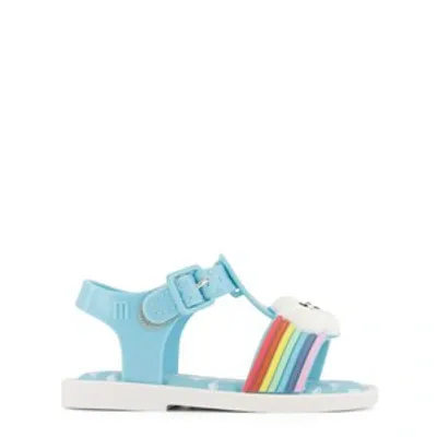 Mini Melissa Kids' Mar Sunny Jelly Sandal In Blue