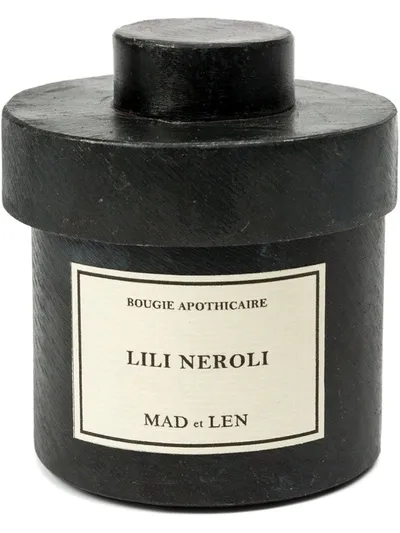 Mad Et Len 'lili Neroli' Candle In Schwarz