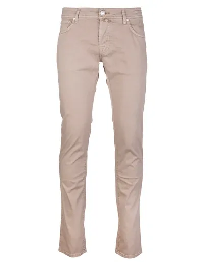 Jacob Cohen Man Rope Slim Fit Pants In Neutrals