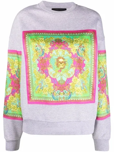 Philipp Plein New Baroque Print Sweatshirt In Multi